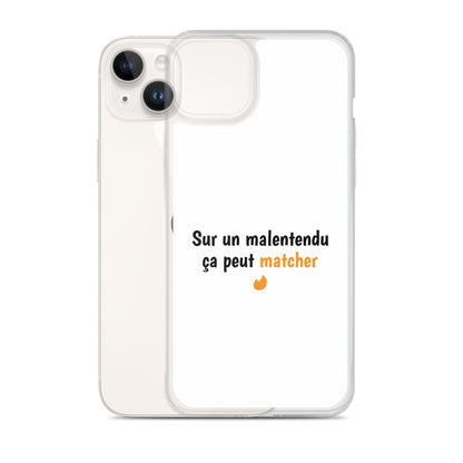 Coque iPhone Sur un malentendu ça peut matcher iPhone 14 Plus - Sedurro