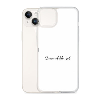 Coque iPhone Queen of blowjob iPhone 14 Plus - Sedurro