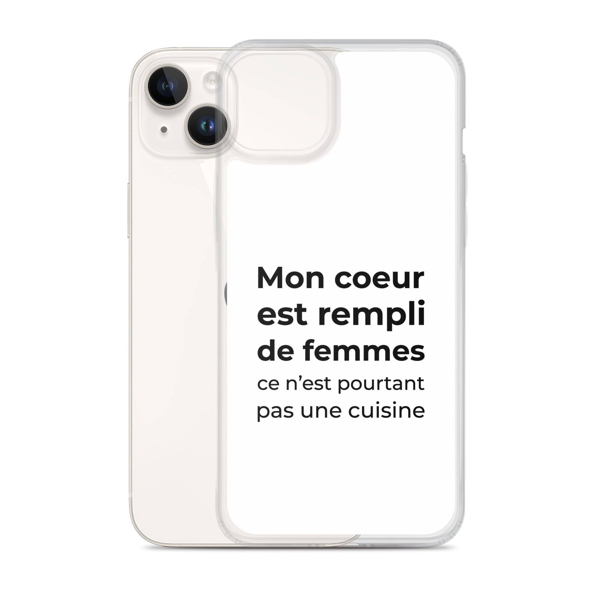 Coque iPhone Mon cœur est rempli de femmes ce n'est pourtant pas une cuisine - Sedurro