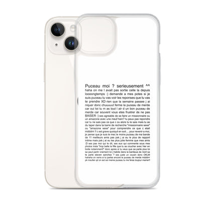 Coque iPhone Puceau moi on me l'avait pas sorti depuis longtemps - Sedurro