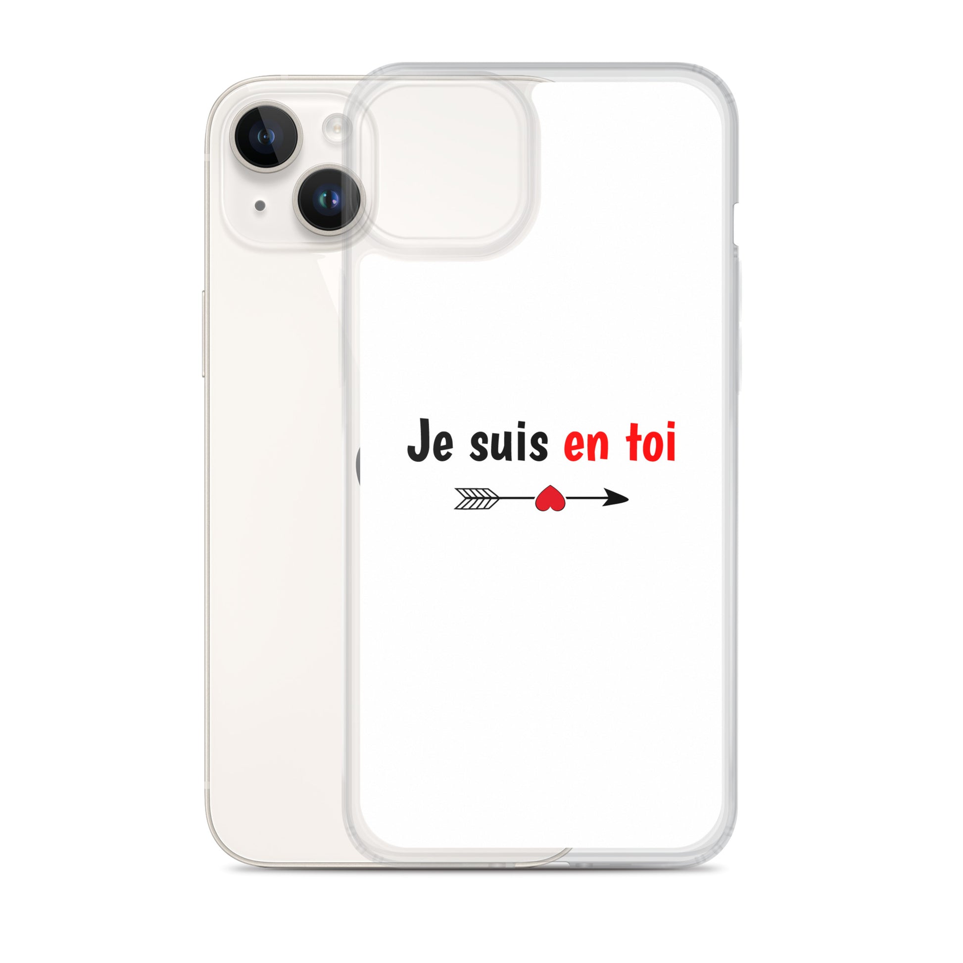 Coque iPhone Je suis en toi flèche cupidon - Sedurro