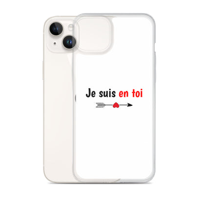 Coque iPhone Je suis en toi flèche cupidon - Sedurro