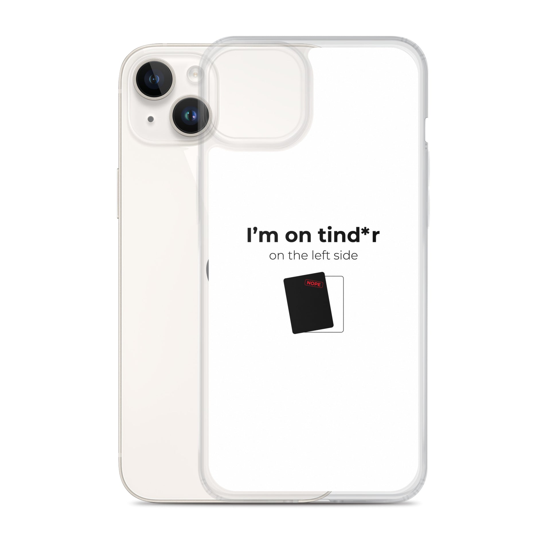 Coque iPhone I'm on tind*r on the left side - Sedurro