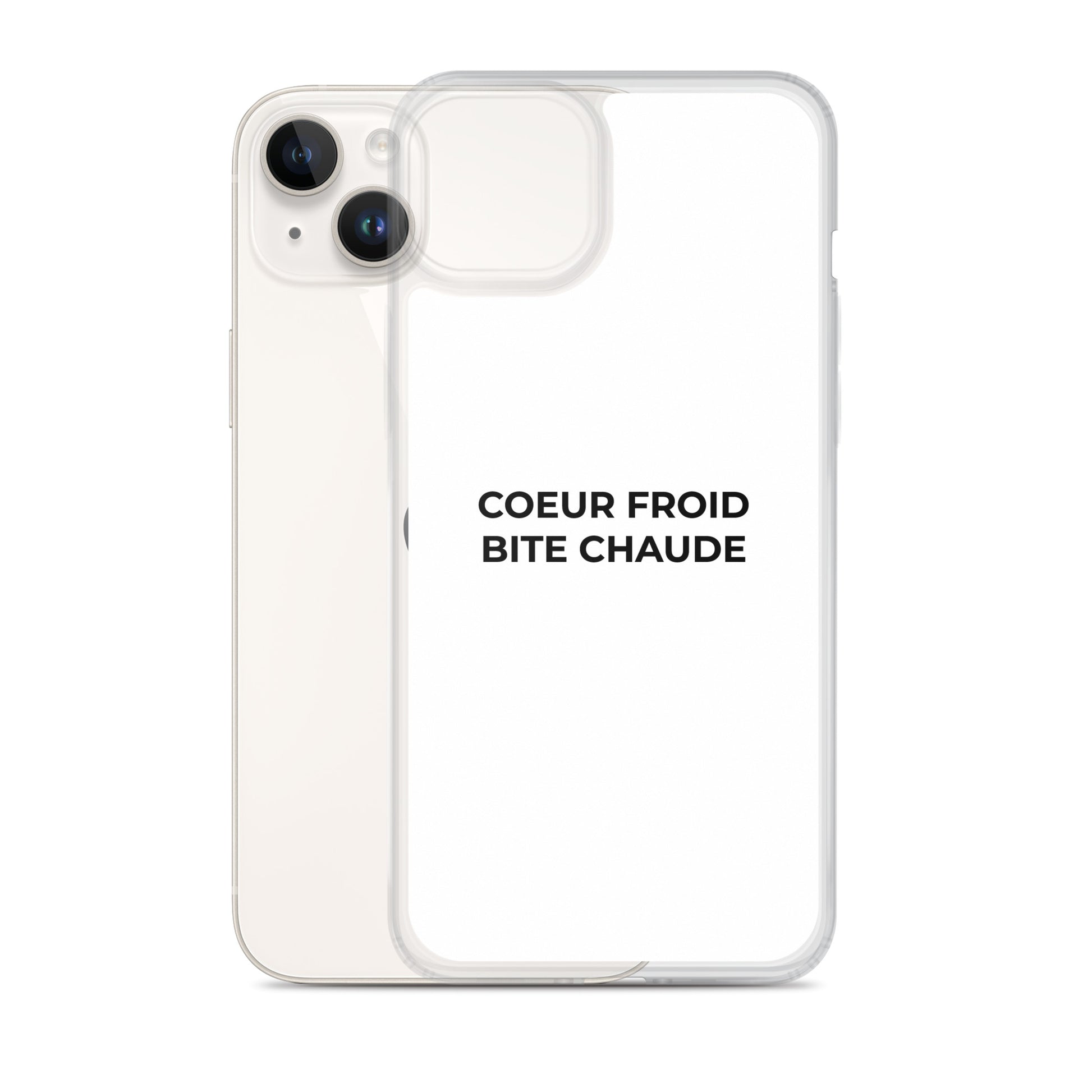 Coque iPhone Cœur froid bite chaude - Sedurro