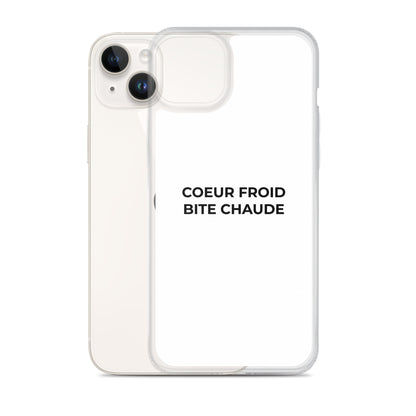 Coque iPhone Cœur froid bite chaude - Sedurro