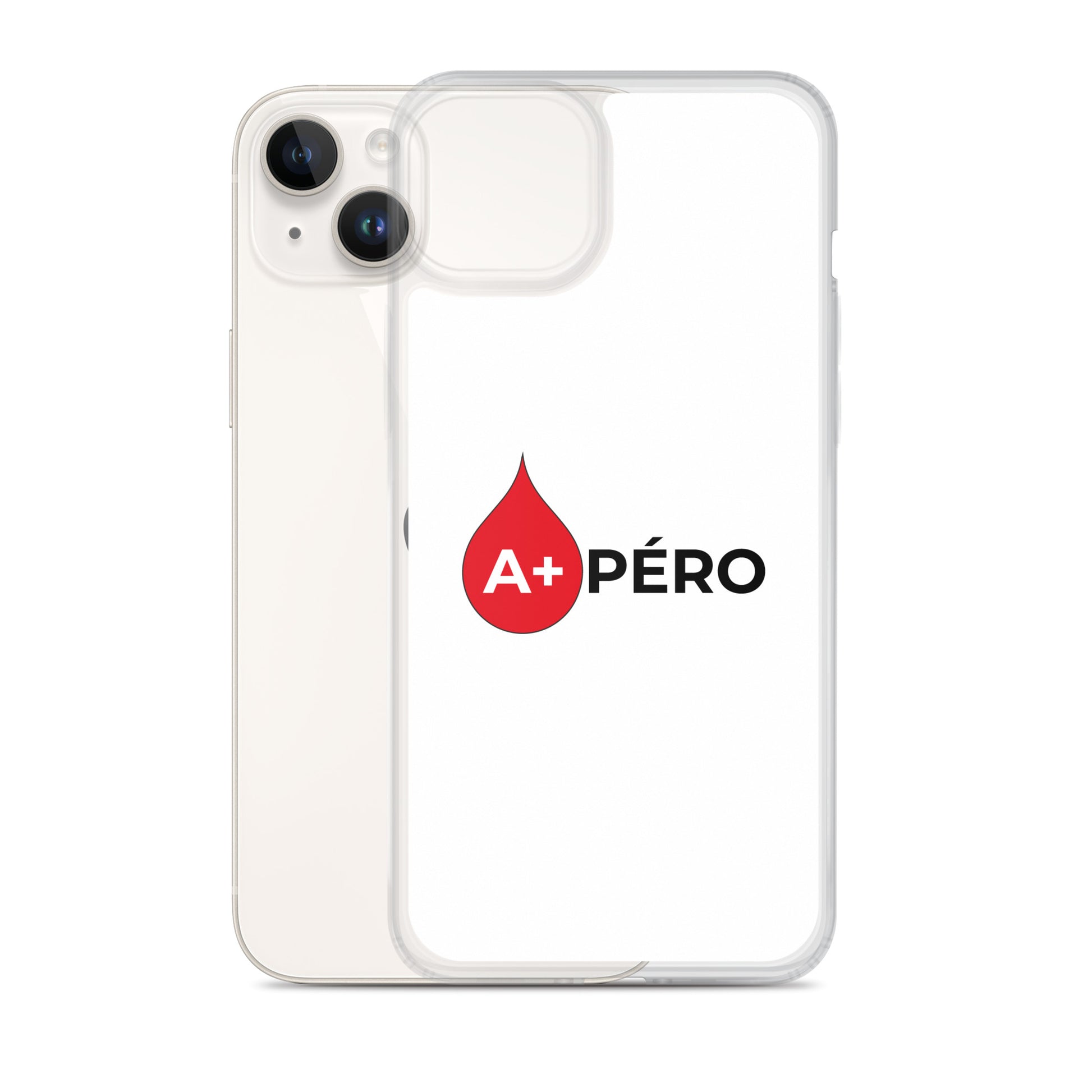 Coque iPhone Apéro groupe sanguin A+ - Sedurro