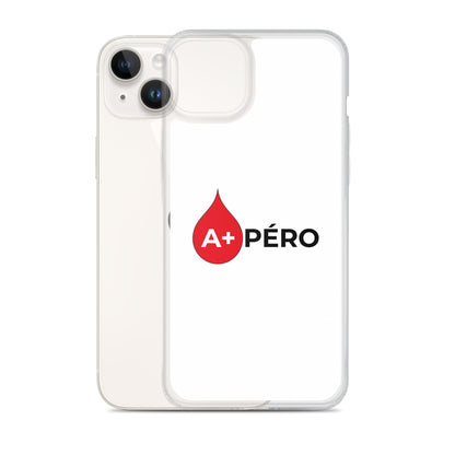 Coque iPhone Apéro groupe sanguin A+ - Sedurro