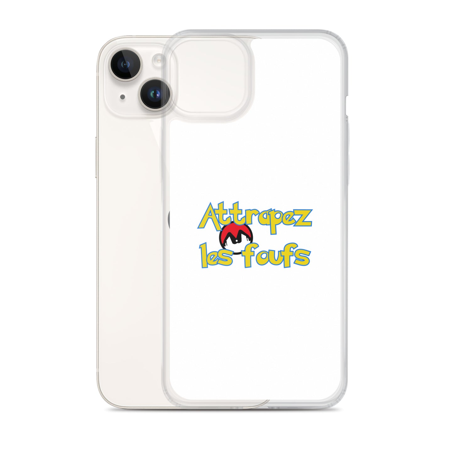 Coque iPhone Attrapez les foufs Pokeboule - Sedurro