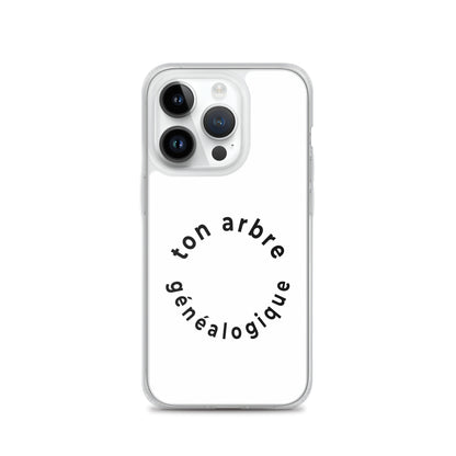 Coque iPhone Ton arbre généalogique en forme de cercle iPhone 14 Pro - Sedurro