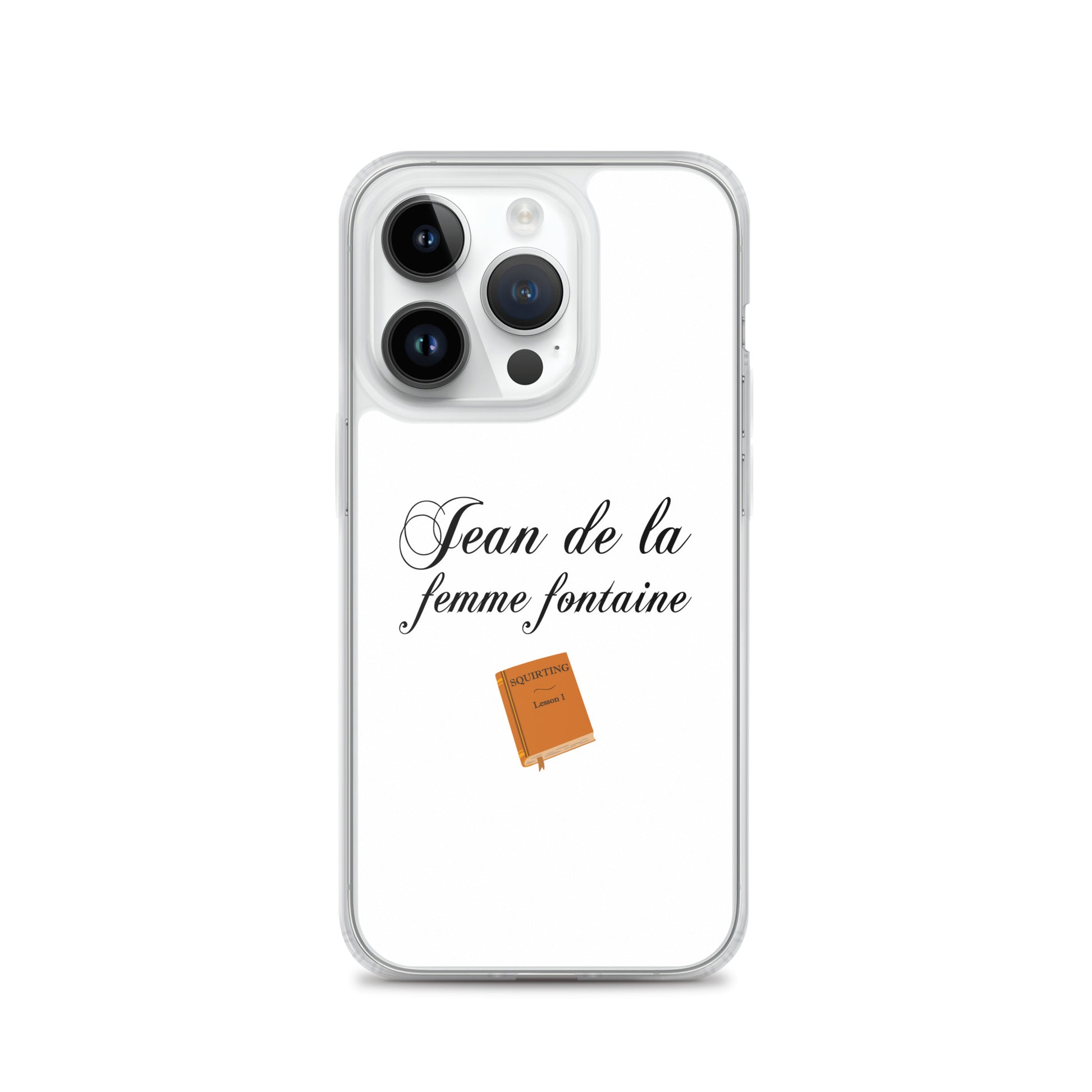 Coque iPhone Jean de la femme fontaine iPhone 14 Pro - Sedurro