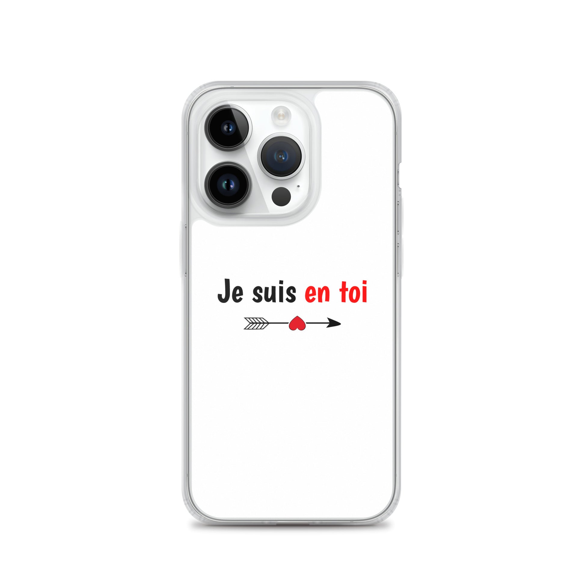 Coque iPhone Je suis en toi flèche cupidon iPhone 14 Pro - Sedurro
