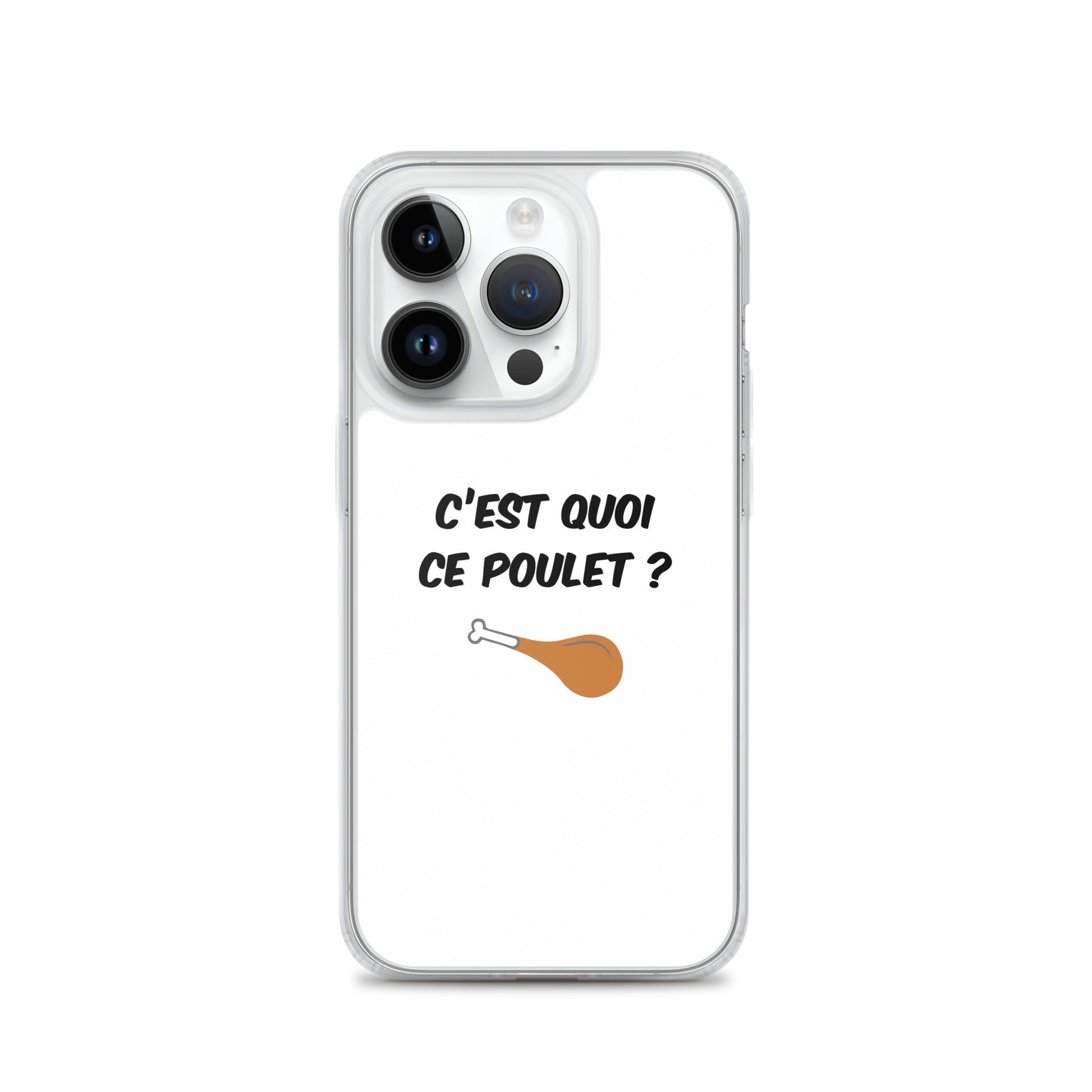 Coque iPhone C'est quoi ce poulet iPhone 14 Pro - Sedurro