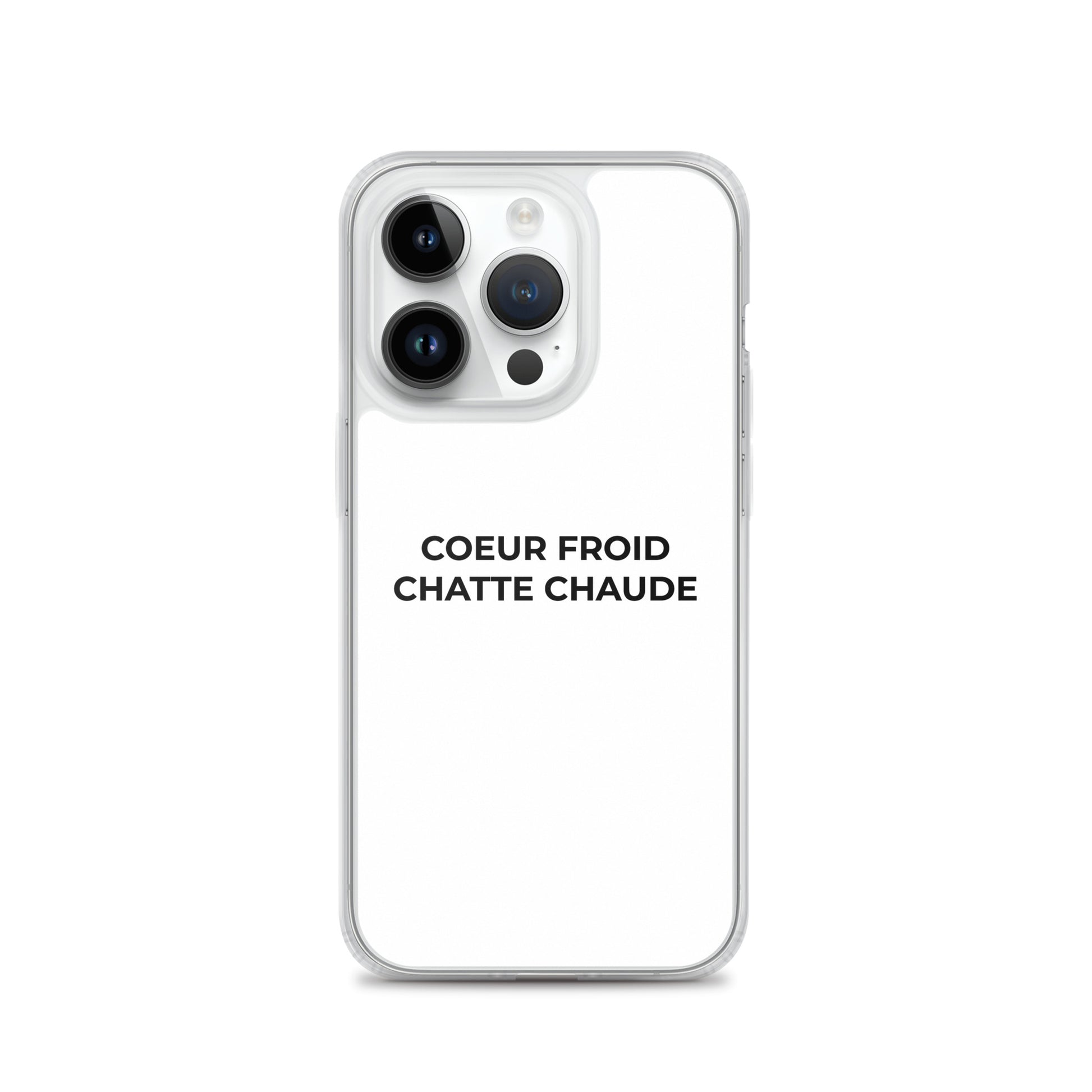 Coque iPhone Cœur froid chatte chaude iPhone 14 Pro - Sedurro