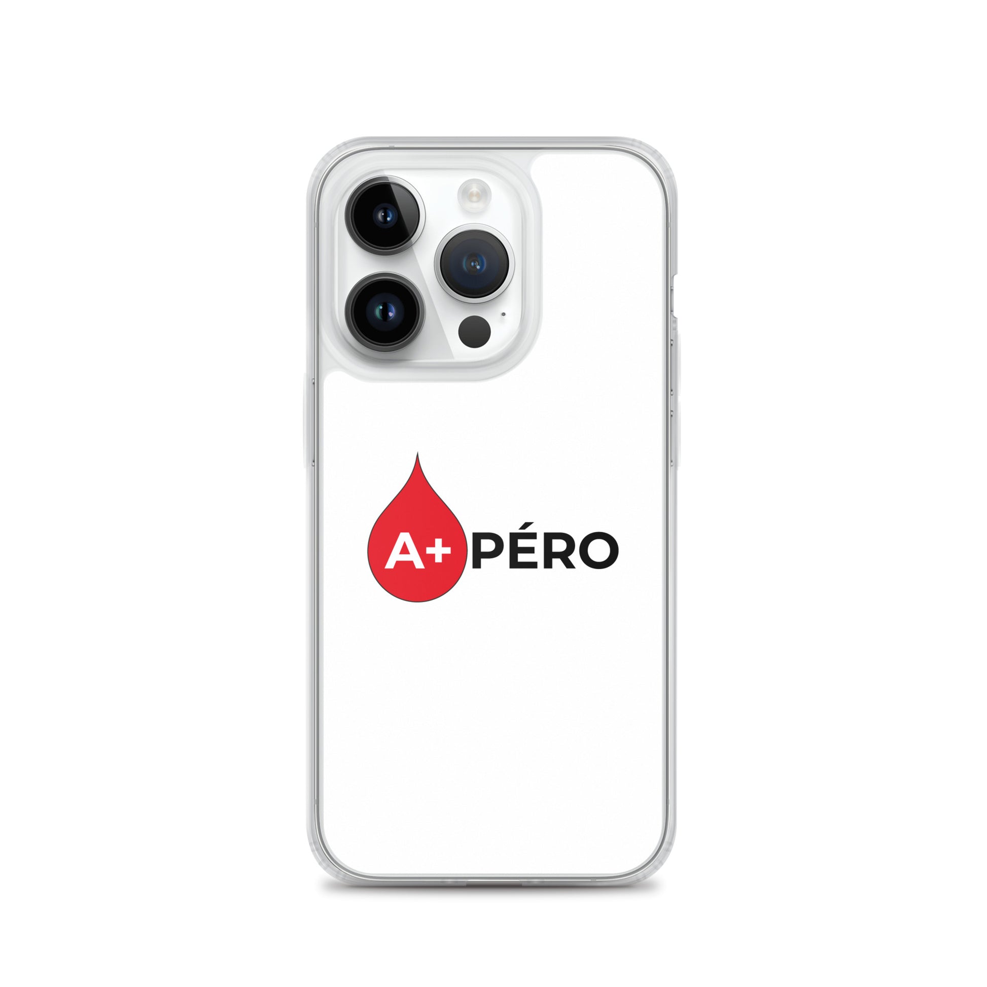 Coque iPhone Apéro groupe sanguin A+ iPhone 14 Pro - Sedurro