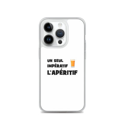 Coque iPhone Un seul impératif L'apéritif - Sedurro