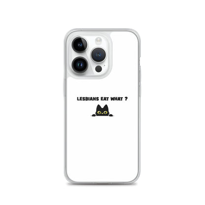 Coque iPhone Cat Lesbians eat what - Sedurro