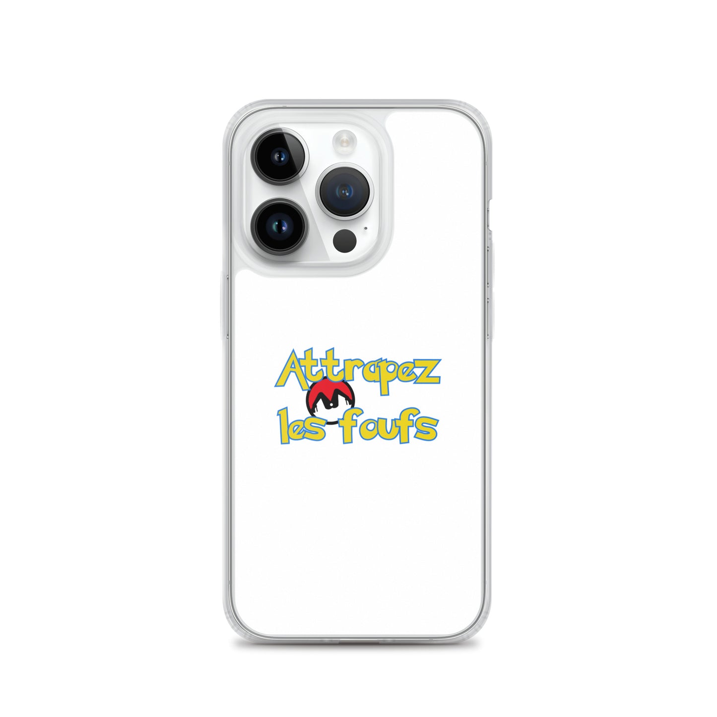 Coque iPhone Attrapez les foufs Pokeboule - Sedurro