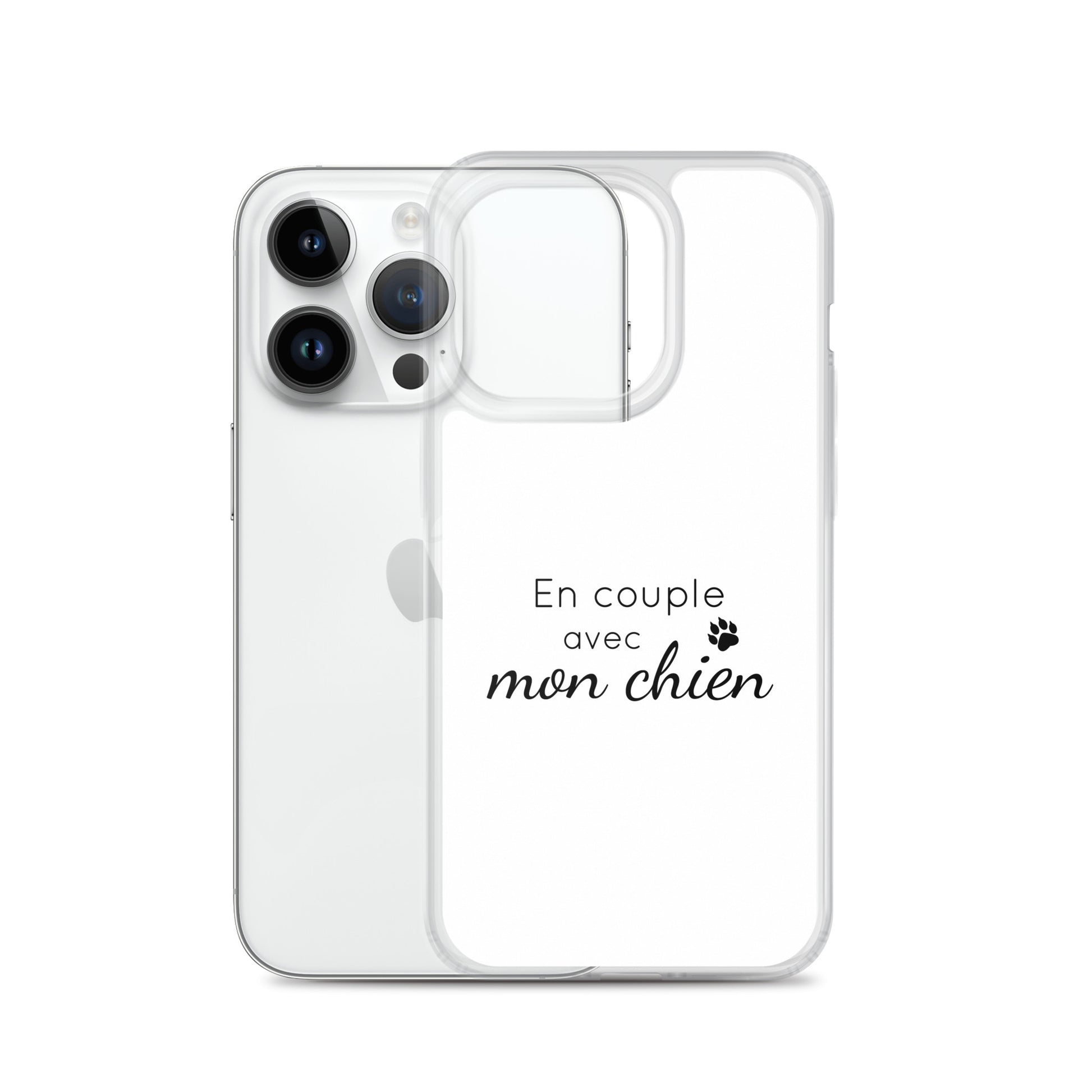 Coque iPhone En couple avec mon chien iPhone 14 Pro - Sedurro