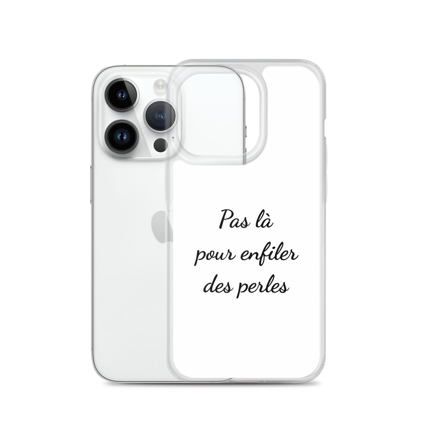 Coque iPhone Pas là pour enfiler des perles iPhone 14 Pro - Sedurro