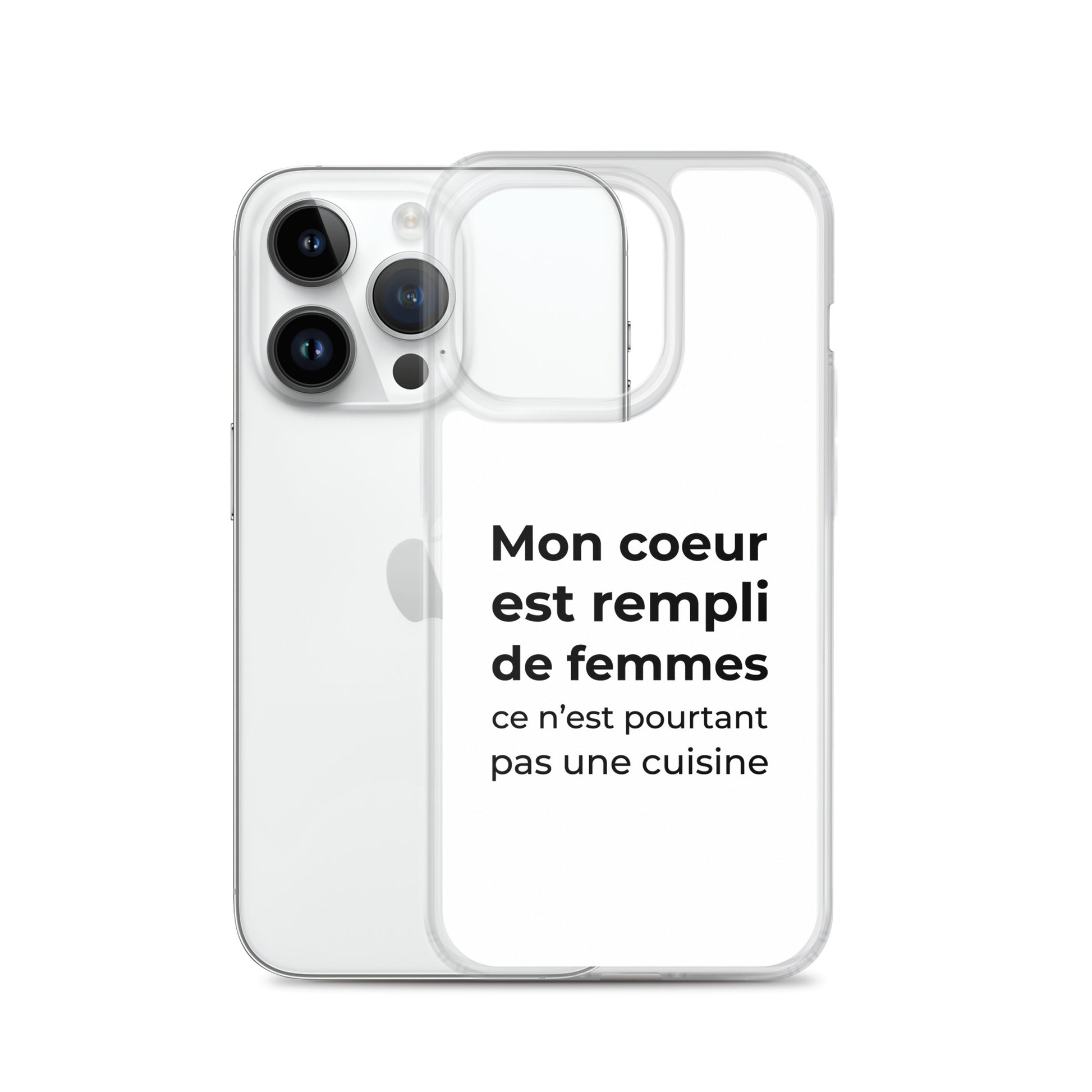Coque iPhone Mon cœur est rempli de femmes ce n'est pourtant pas une cuisine - Sedurro