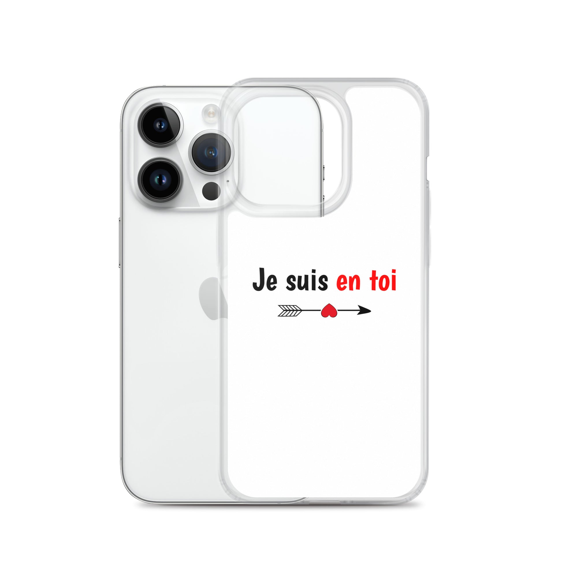 Coque iPhone Je suis en toi flèche cupidon - Sedurro