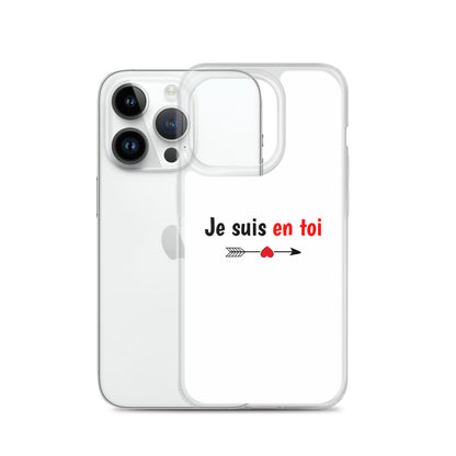 Coque iPhone Je suis en toi flèche cupidon - Sedurro