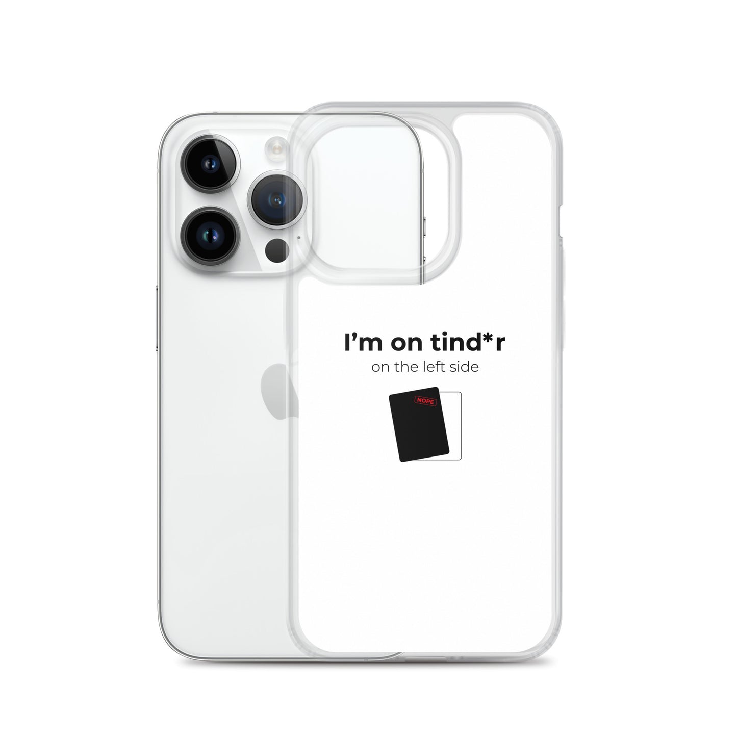 Coque iPhone I'm on tind*r on the left side - Sedurro