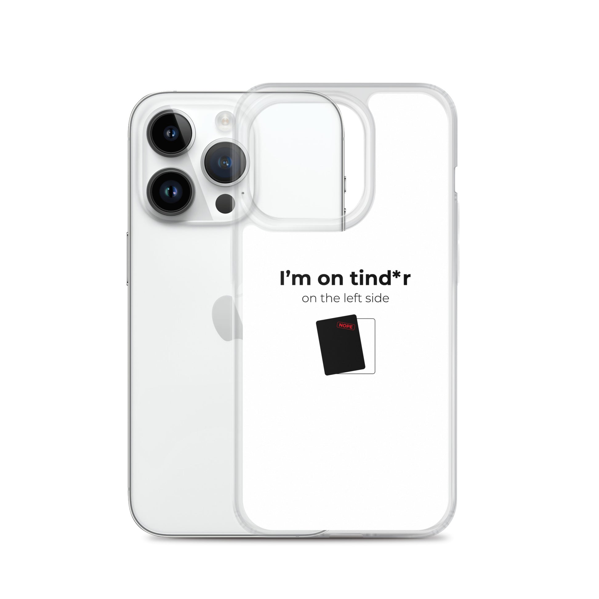 Coque iPhone I'm on tind*r on the left side - Sedurro