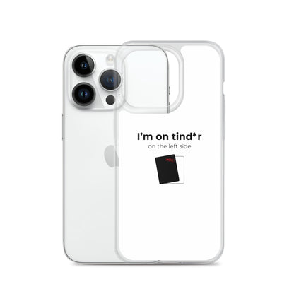 Coque iPhone I'm on tind*r on the left side - Sedurro