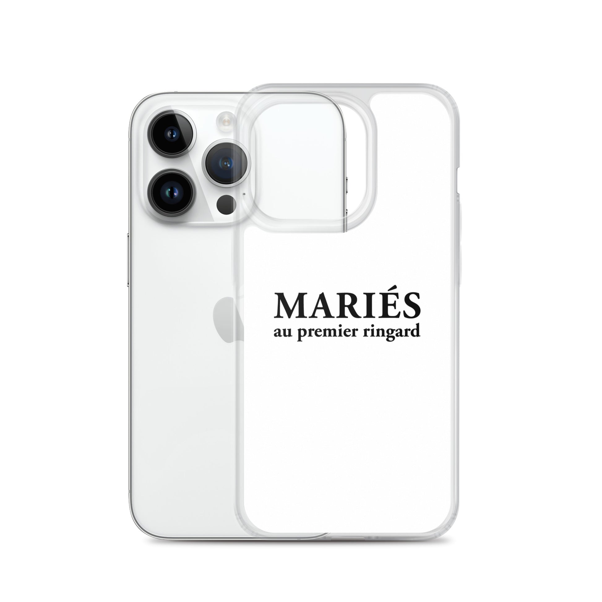 Coque iPhone Mariés au premier ringard - Sedurro