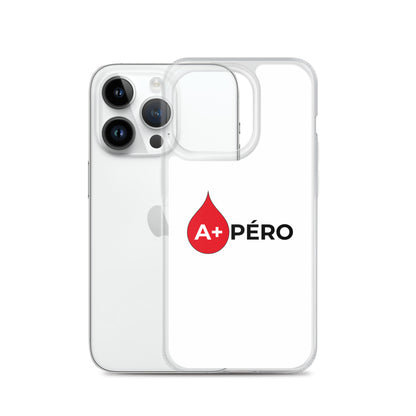 Coque iPhone Apéro groupe sanguin A+ - Sedurro