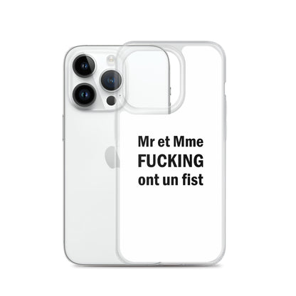 Coque iPhone Mr et Mme Fucking ont un fist - Sedurro