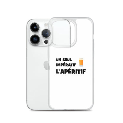Coque iPhone Un seul impératif L'apéritif - Sedurro