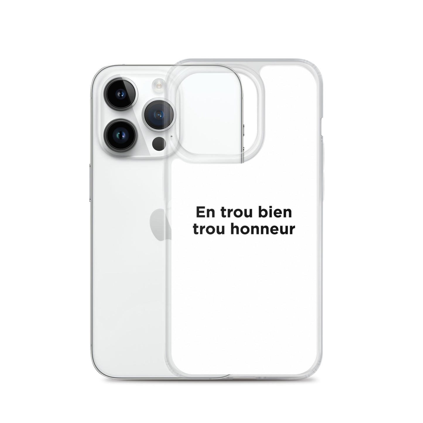 Coque iPhone En trou bien trou honneur - Sedurro