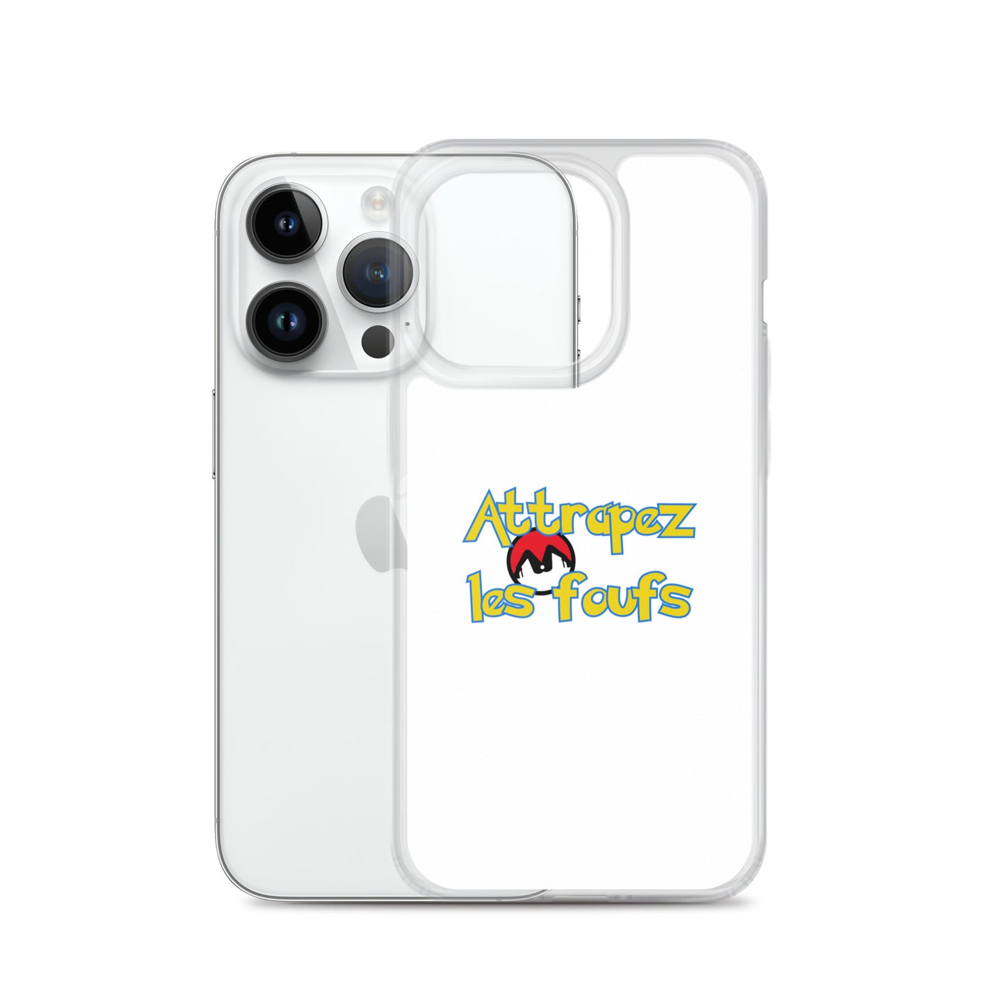 Coque iPhone Attrapez les foufs Pokeboule - Sedurro