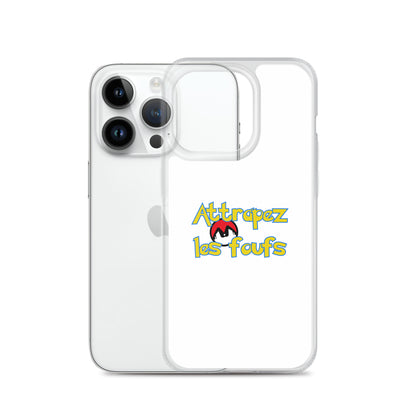 Coque iPhone Attrapez les foufs Pokeboule - Sedurro