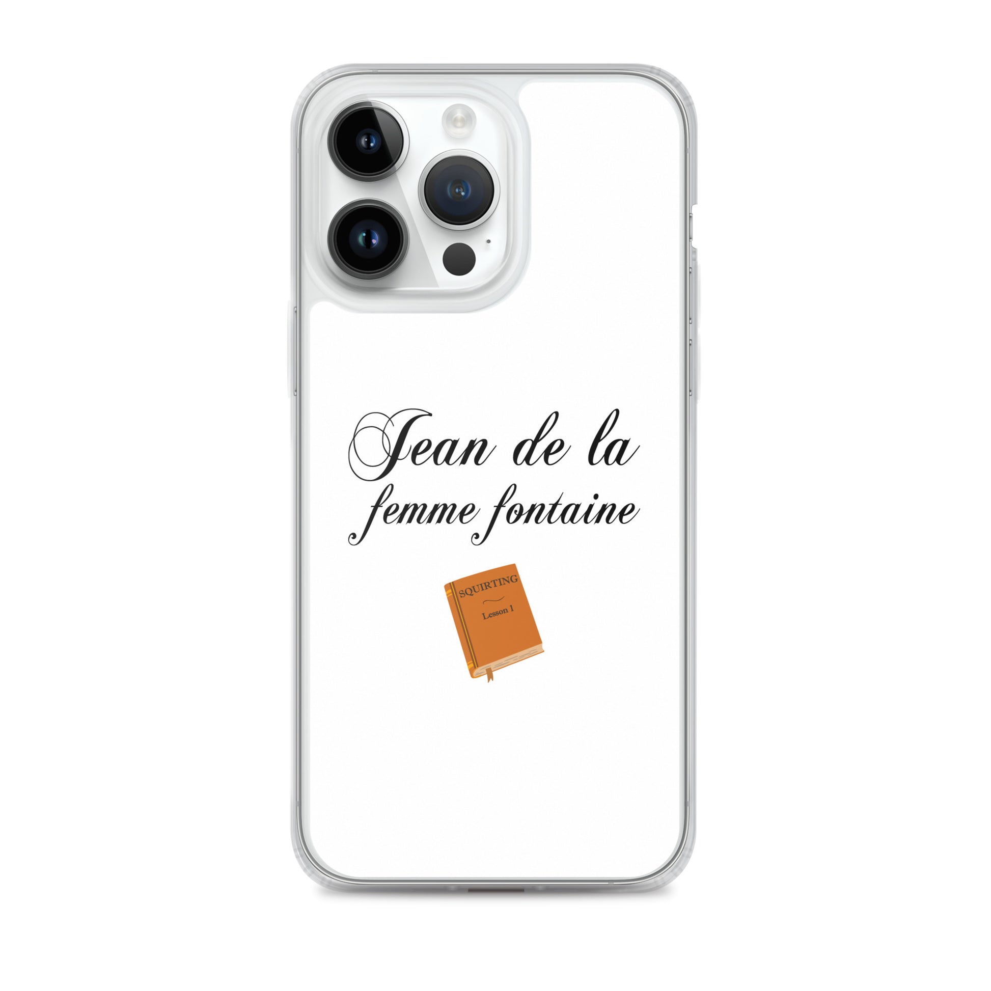 Coque iPhone Jean de la femme fontaine iPhone 14 Pro Max - Sedurro
