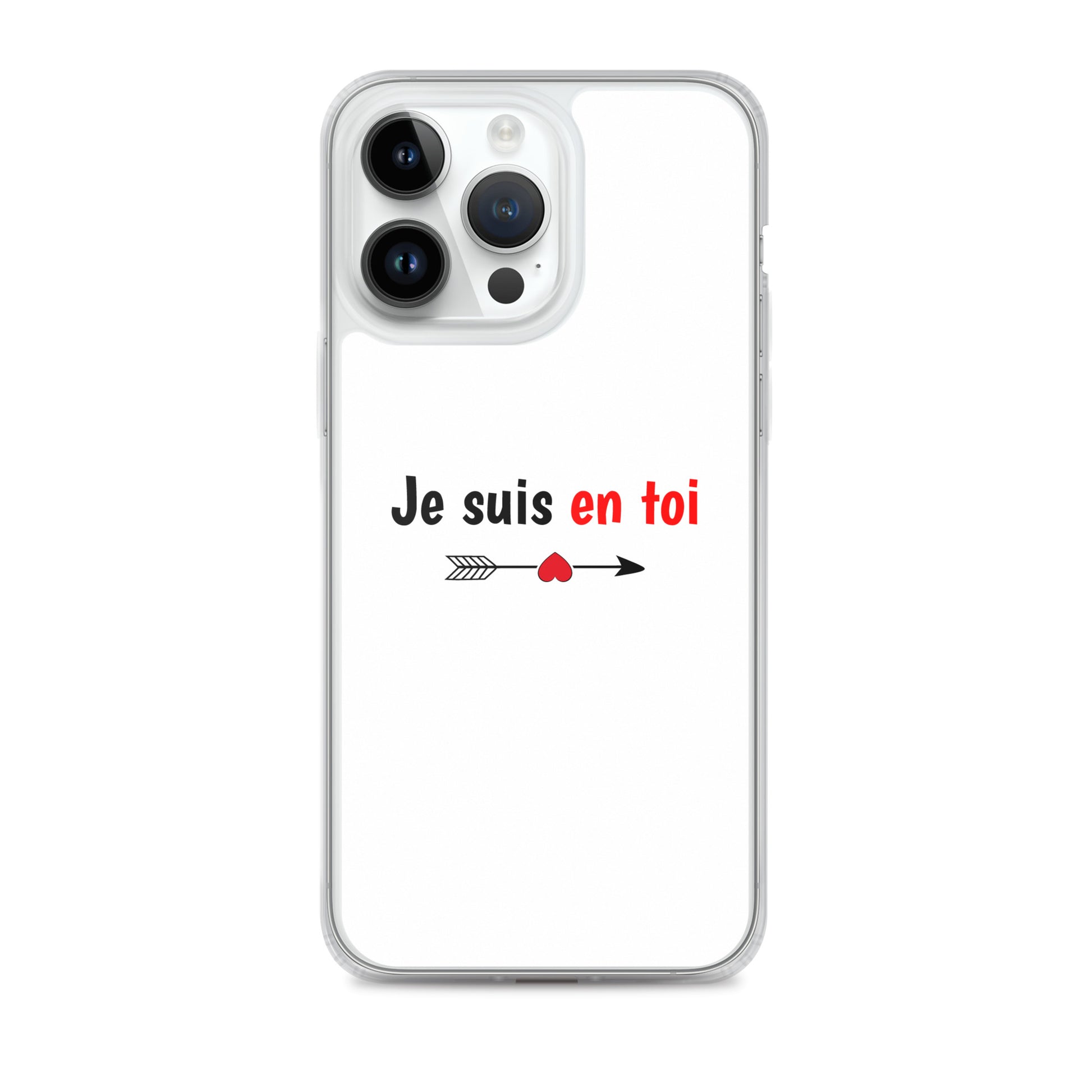 Coque iPhone Je suis en toi flèche cupidon iPhone 14 Pro Max - Sedurro