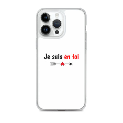 Coque iPhone Je suis en toi flèche cupidon iPhone 14 Pro Max - Sedurro