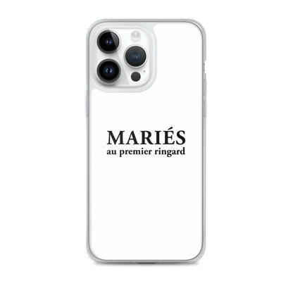 Coque iPhone Mariés au premier ringard iPhone 14 Pro Max - Sedurro