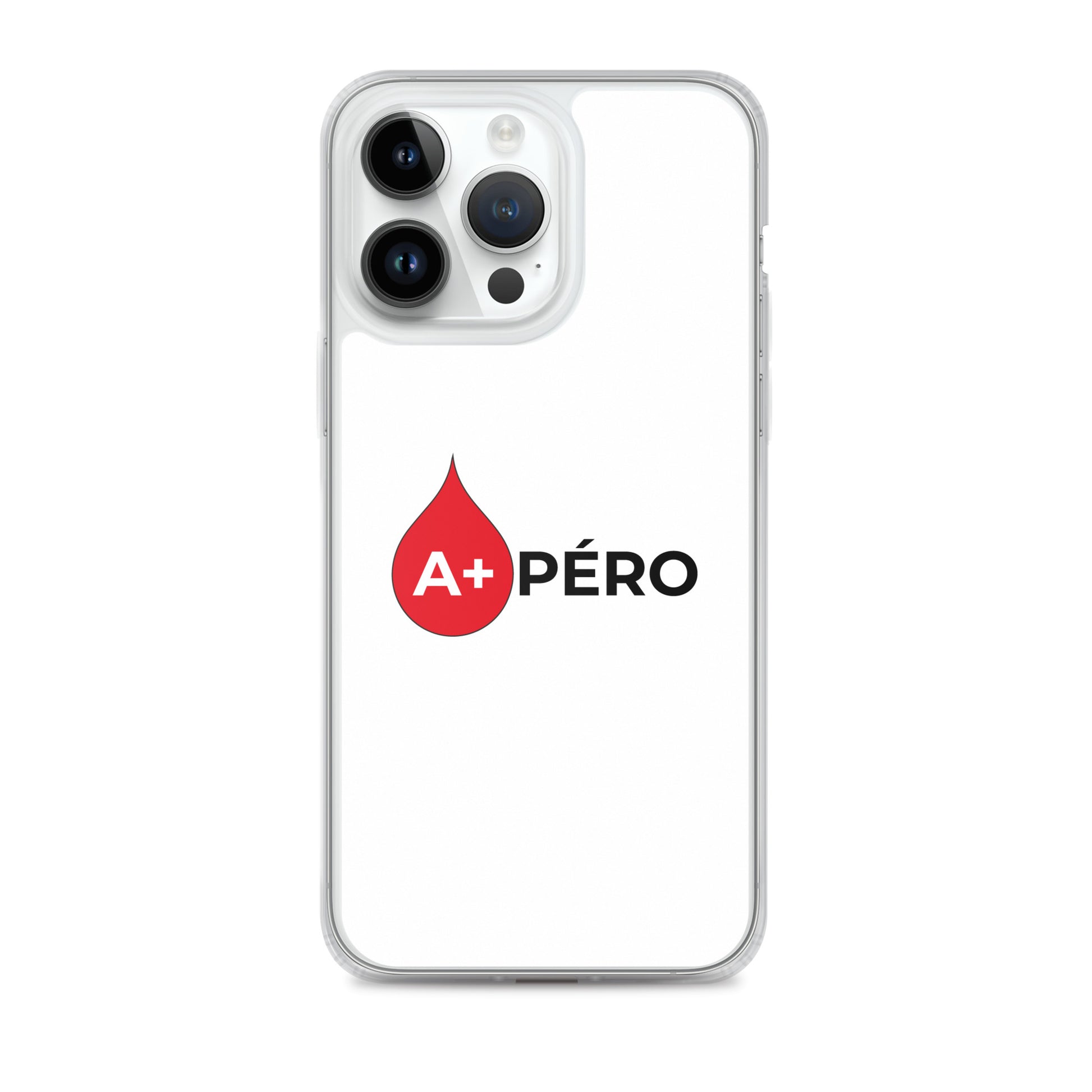 Coque iPhone Apéro groupe sanguin A+ iPhone 14 Pro Max - Sedurro