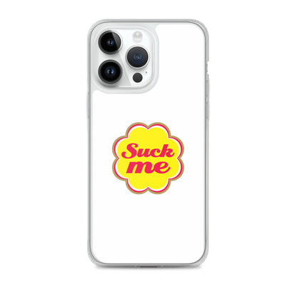Coque iPhone Suck me sucette chupa iPhone 14 Pro Max - Sedurro