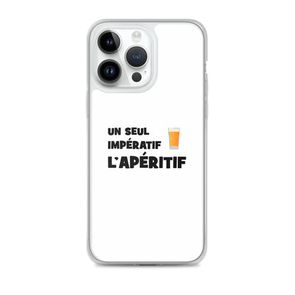 Coque iPhone Un seul impératif L'apéritif - Sedurro
