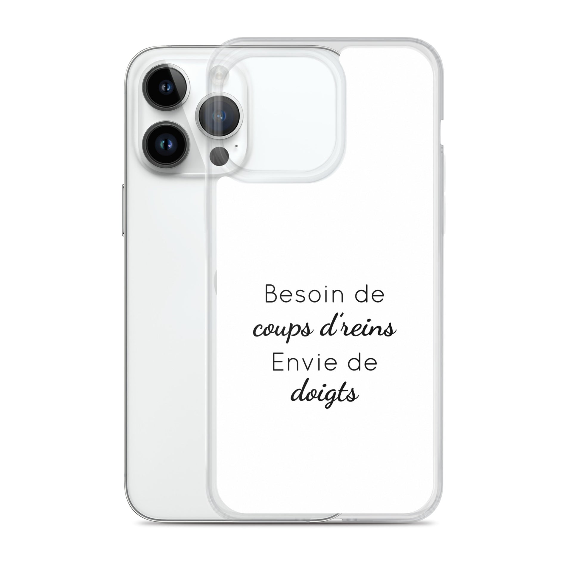 Coque iPhone Besoin de coups de reins envie de doigts iPhone 14 Pro Max - Sedurro