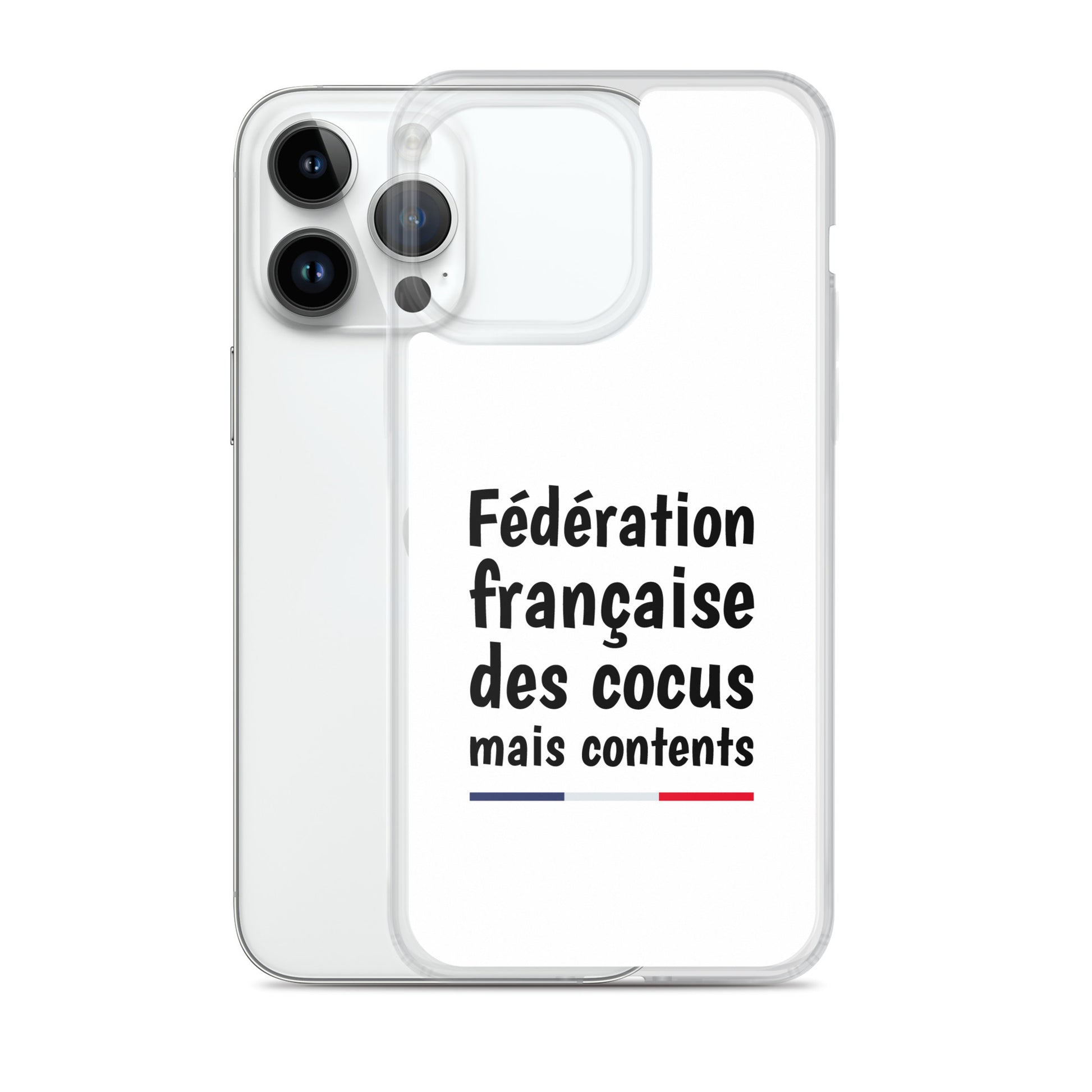 Coque iPhone Fédération française des cocus mais contents iPhone 14 Pro Max - Sedurro