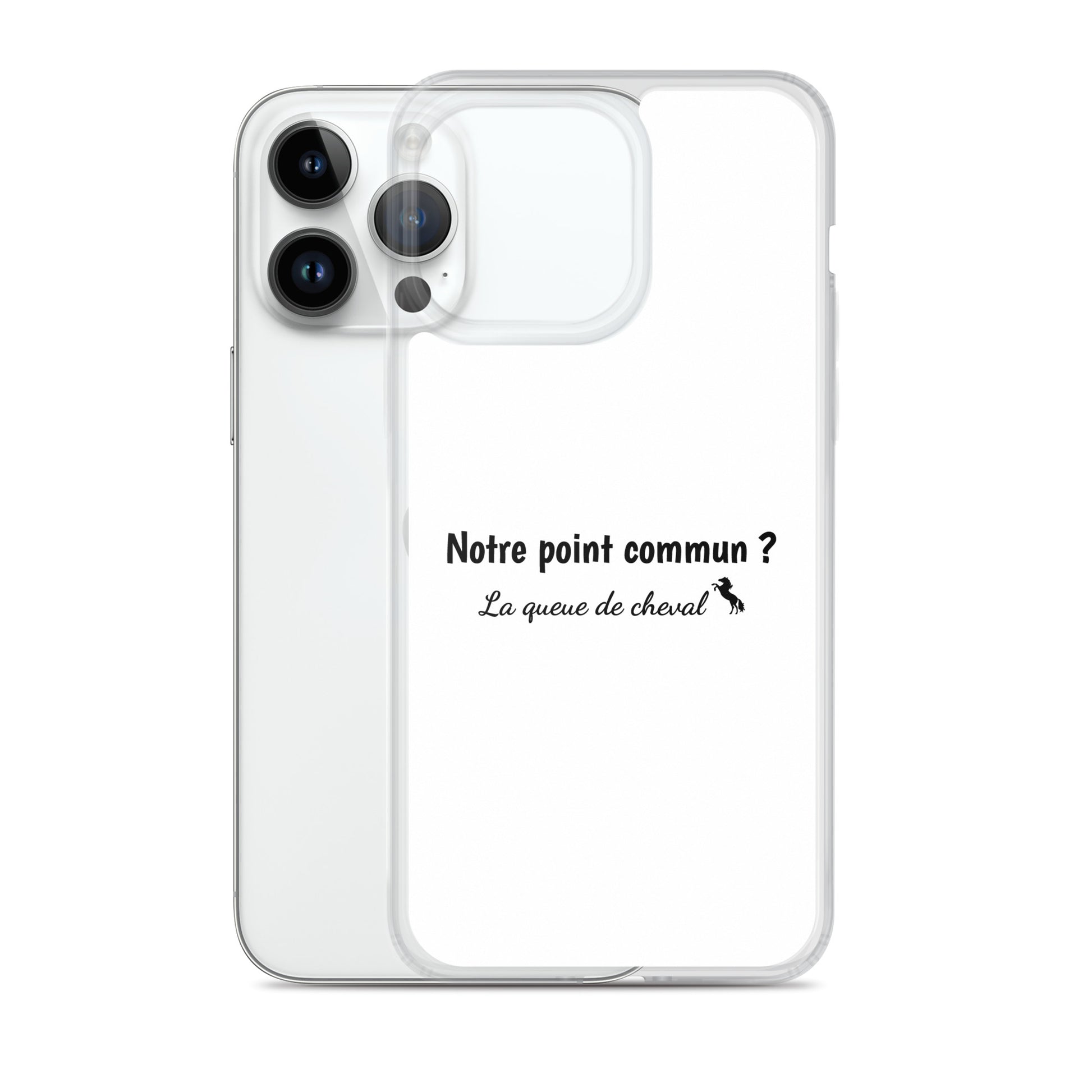 Coque iPhone Notre point commun la queue de cheval iPhone 14 Pro Max - Sedurro