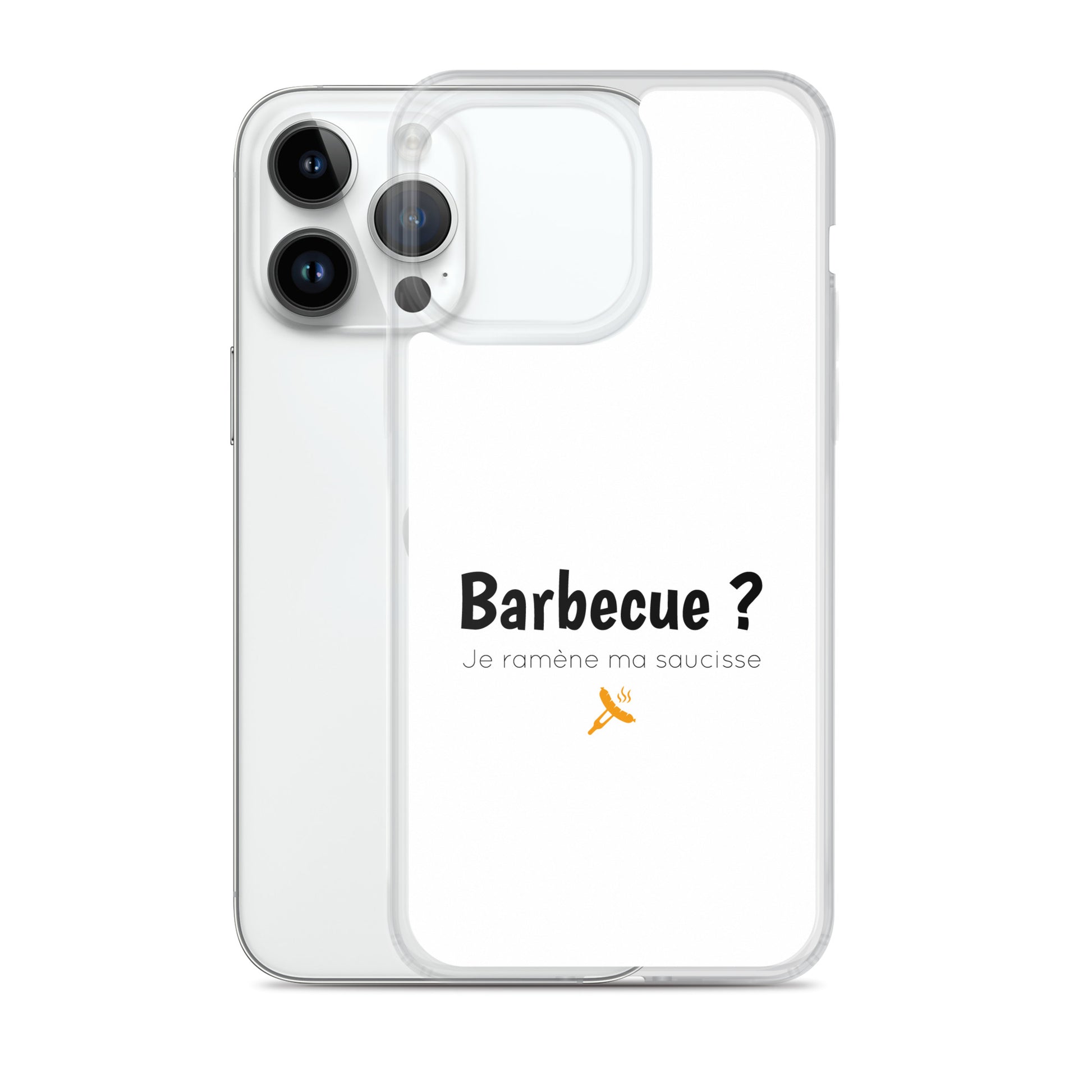 Coque iPhone Barbecue je ramène ma saucisse iPhone 14 Pro Max - Sedurro
