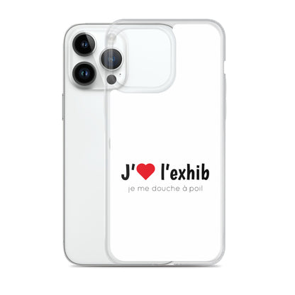 Coque iPhone J'aime l'exhib je me douche à poil iPhone 14 Pro Max - Sedurro