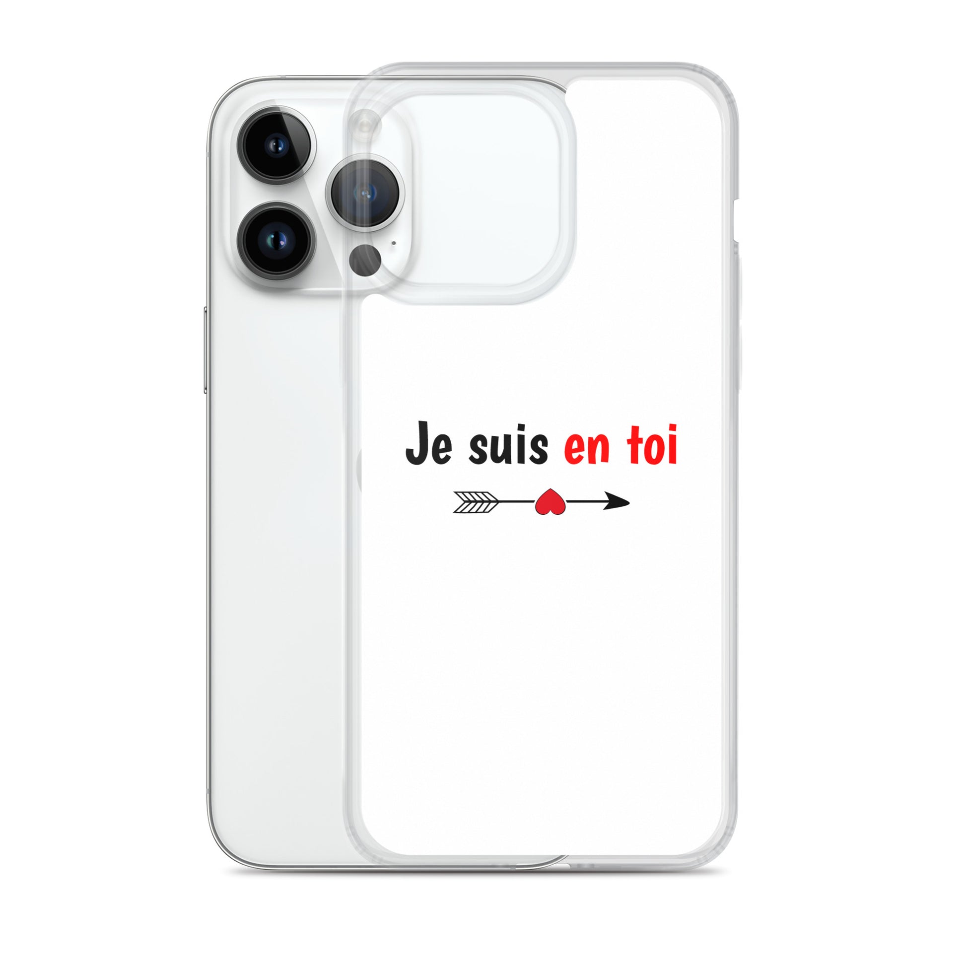 Coque iPhone Je suis en toi flèche cupidon - Sedurro