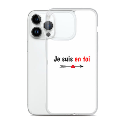 Coque iPhone Je suis en toi flèche cupidon - Sedurro